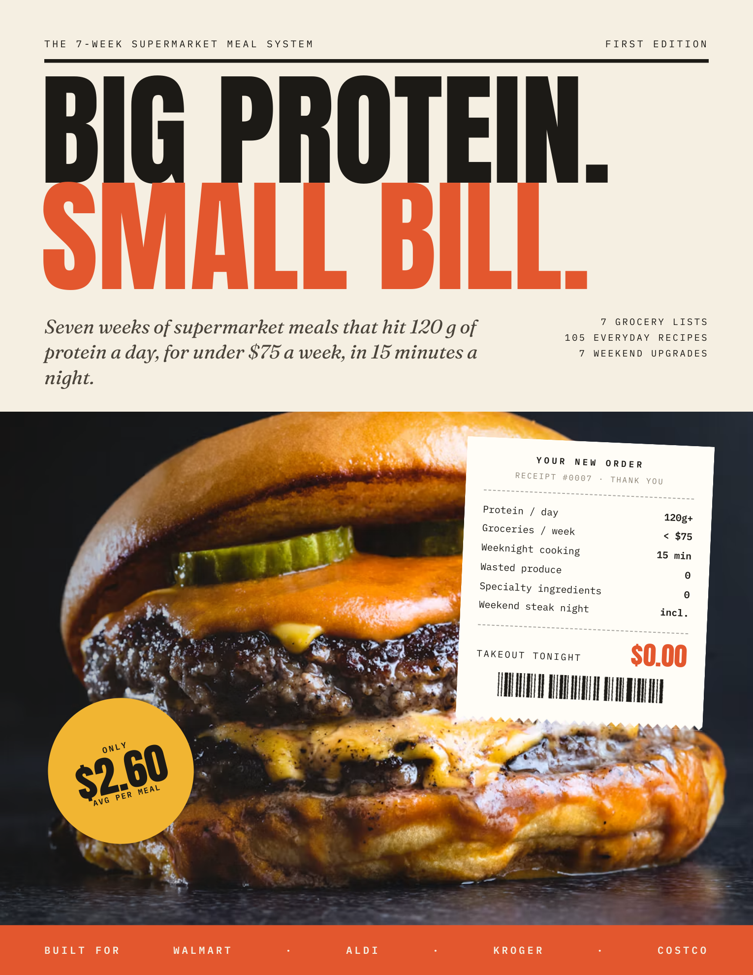 Big Protein, Small Bill — Book Cover